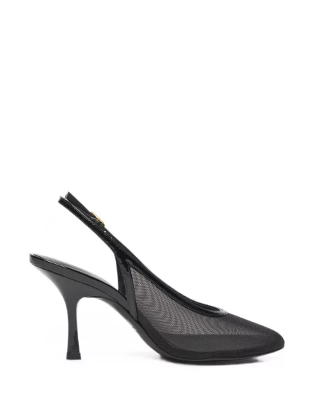 Pantofi cu toc Stuart Weitzman slingback negru