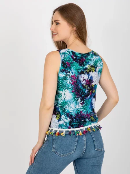 Bluză Fashionhunters albastru