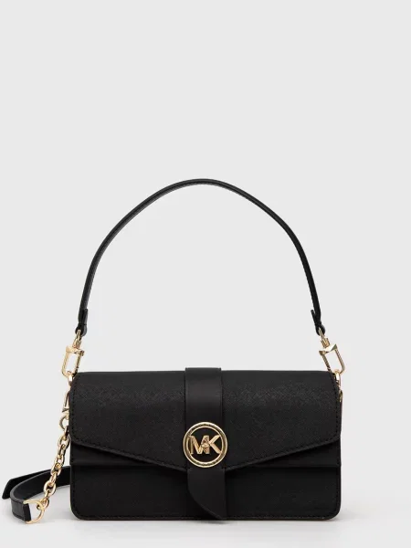 Geanta de piele Michael Michael Kors din piele negru