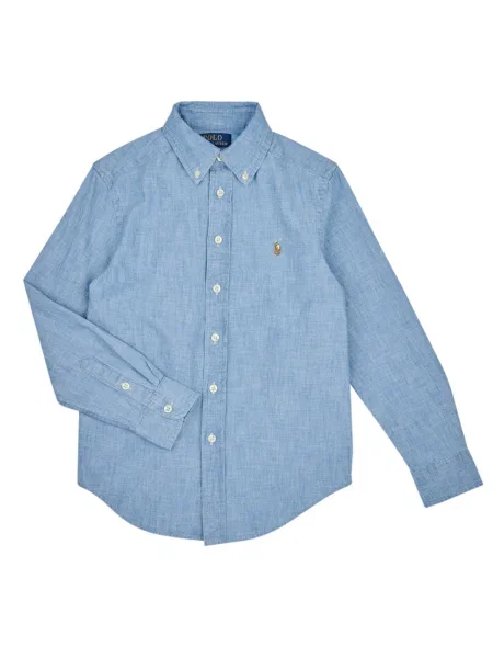 Cămașă copii Polo Ralph Lauren albastru