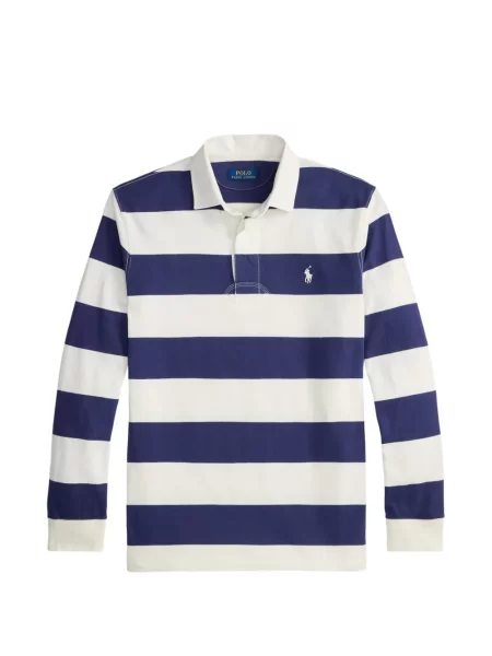 Șosete Polo Ralph Lauren cu model herringbone cu broderie plasă albastru