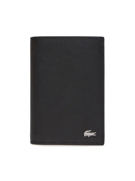 Lacoste Portofel de piele bărbați negru