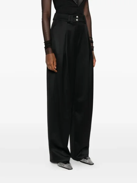 Pantaloni Vestiaire D'un Oiseau Libre plisate negru