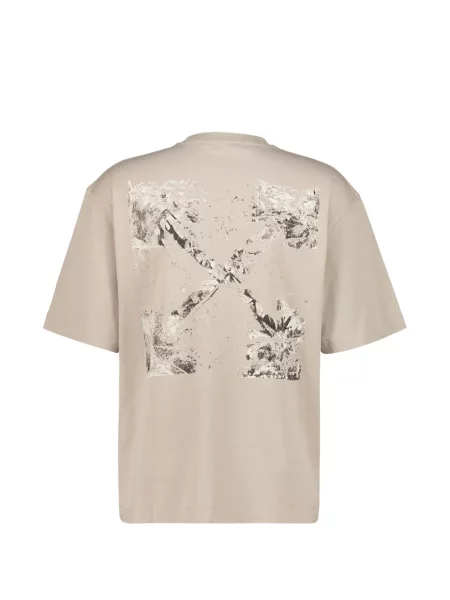 Tricou Off-white cu imagine alb