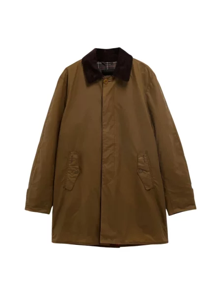 Woskowany płaszcz Barbour brązowy
