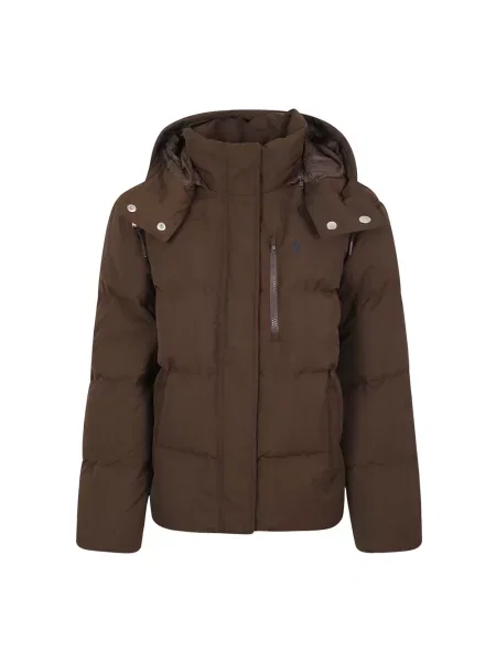 Kurtka puchowa Ralph Lauren brązowa