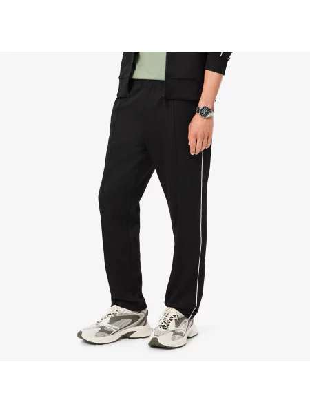 Lacoste Spodnie Dresowe Paris Piqué czarny