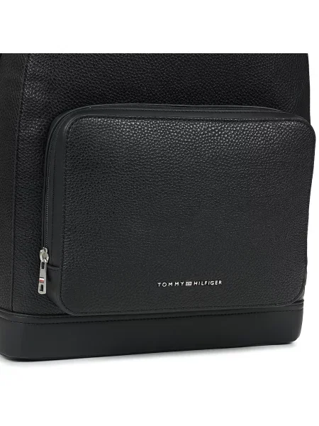 Tommy Hilfiger rucsac pentru bărbați cu imitație de piele negru