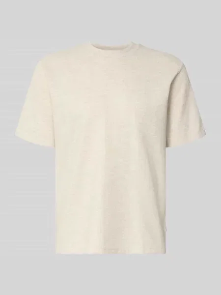 T-shirt z fakturowanym wzorem model ‘EAUSTIN’ Jack & Jones biała