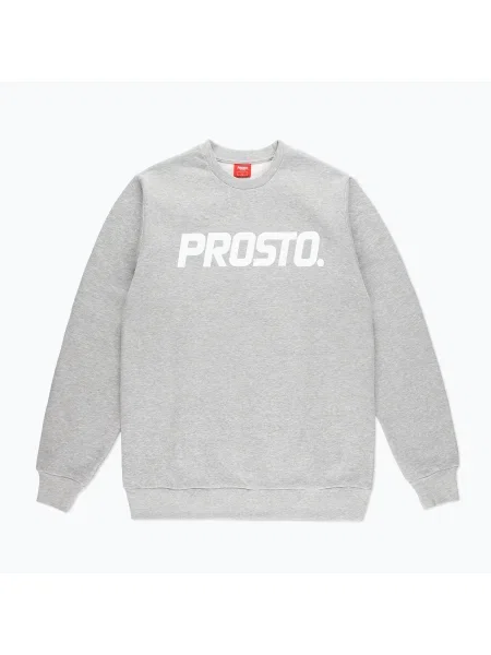 PROSTO Мъжки суитшърт с каре Toras сив