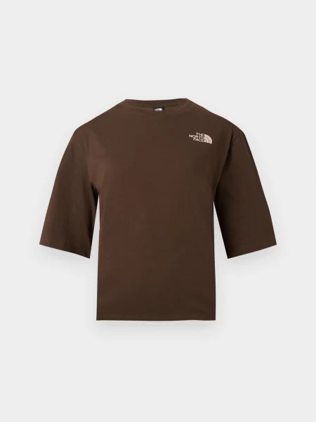 THE NORTH FACE Tricou HIKE PICNIC castaniu alb