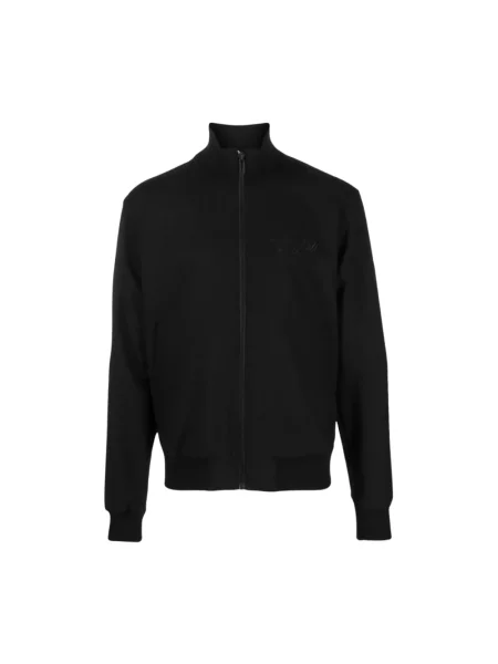 Kurtka bomber Off-white wełniany z logo biały
