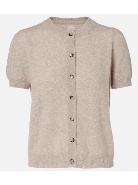 Kardigan Jardin Des Orangers od kašmira smeđa