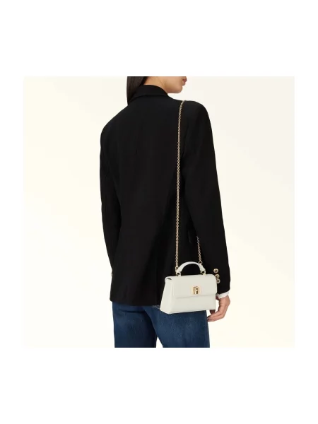 Furla Geantă Mini CN Écru alb