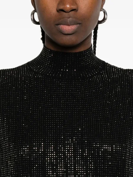 Костюм сукман Emporio Armani с пайети без ръкави черно