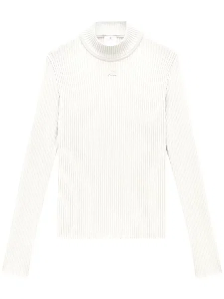 Pulover Courreges tricotate alb