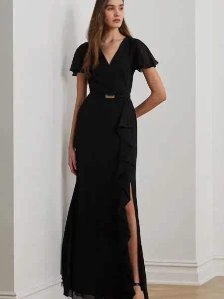 LAUREN RALPH LAUREN Večerné šaty čierna