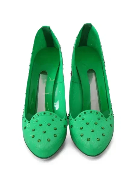 Pantofi cu toc Dolce & Gabbana verde