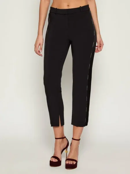 Elisabetta Franchi Pantaloni țigarete negru