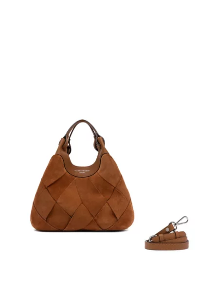 Torebka Gianni Chiarini skórzana brązowa