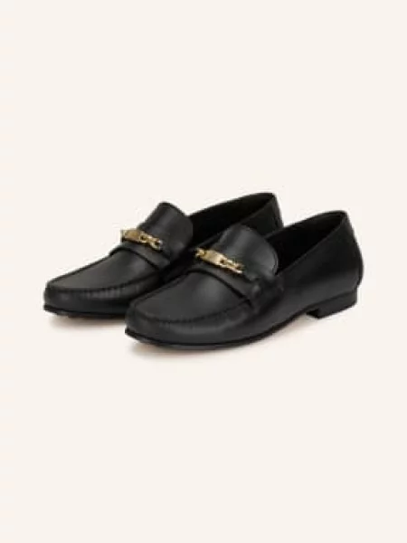 Tommy Hilfiger Loafersy schwarz czarne