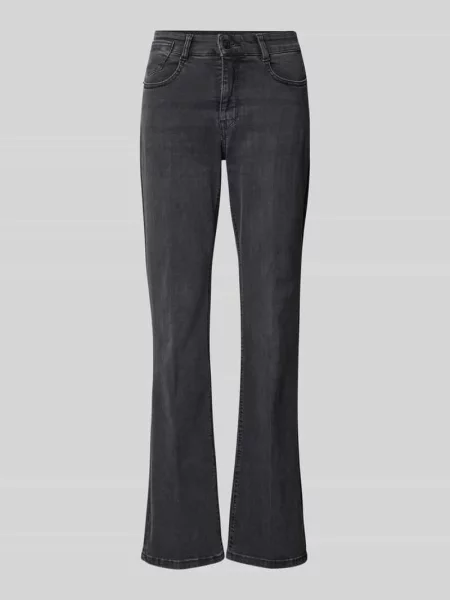 MAC Dżinsy LAURA Kobiety czarny|szary jednolity czarne