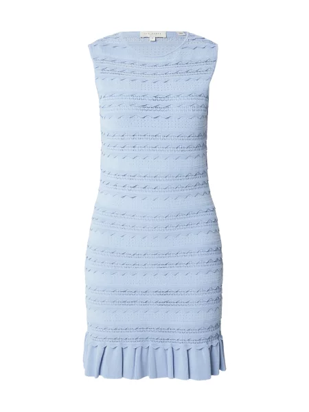 Ted Baker Úpletové šaty AVELA světlemodrá