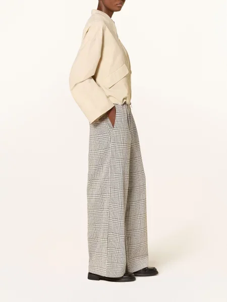 Marc O'polo Denim Spodnie Z Materiału Typu Marlene beige beżowe