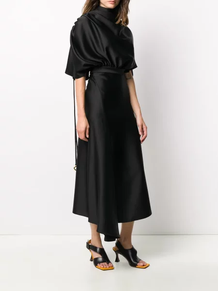 Rochie Ellery drapată negru