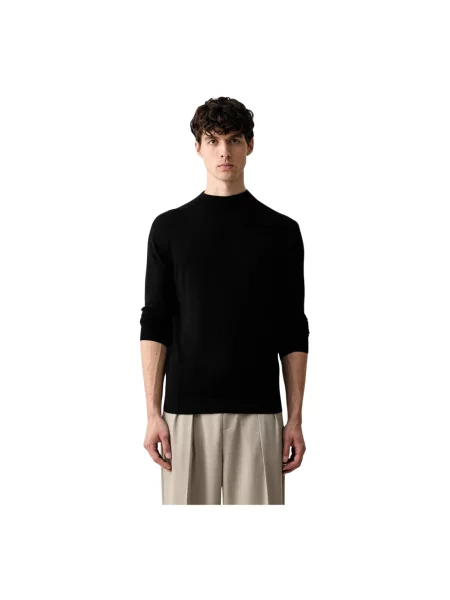 Dzianinowy sweter Karl Lagerfeld czarny