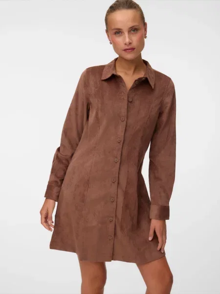 VERO MODA Rochie tip bluză VMSANNE ciocolatiu