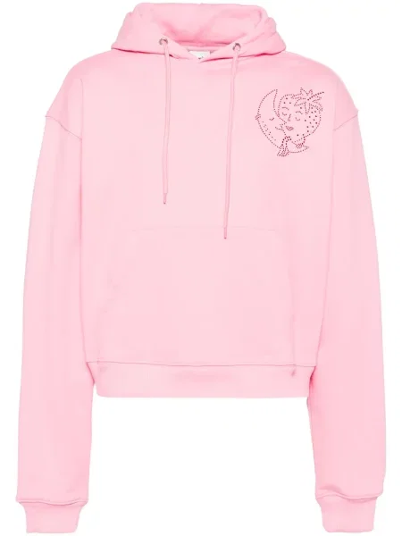 Hanorac cu glugă Sky High Farm roz