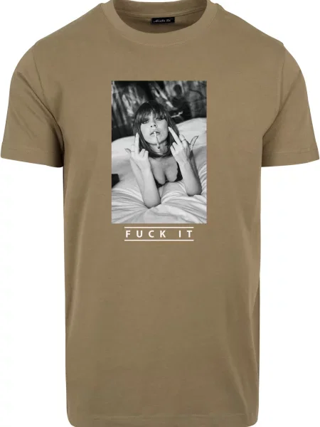 Тениска Mister Tee каки