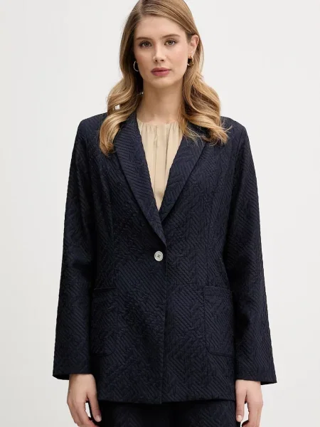 Joseph Ribkoff sacou bleumarin un singur rând de uni