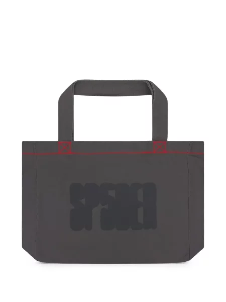 Geantă Sp5der cu autograf gri