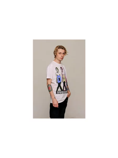 Tricou Dsquared alb