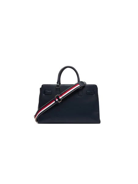 TOMMY HILFIGER Ručna torbica JOY mornarsko plava / svijetlo crvena bijela