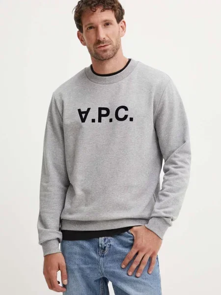 A.P.C. hanorac de sweat standard grand vpc GOTS gri