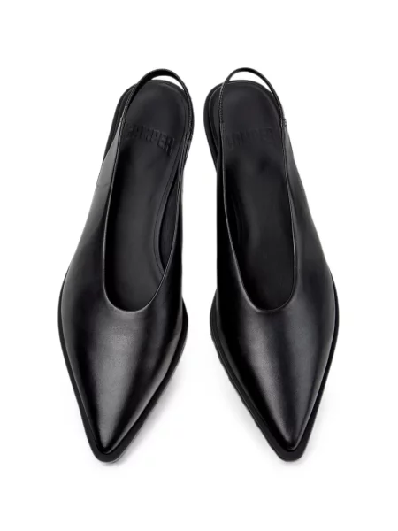 Pantofi cu toc Camper slingback negru