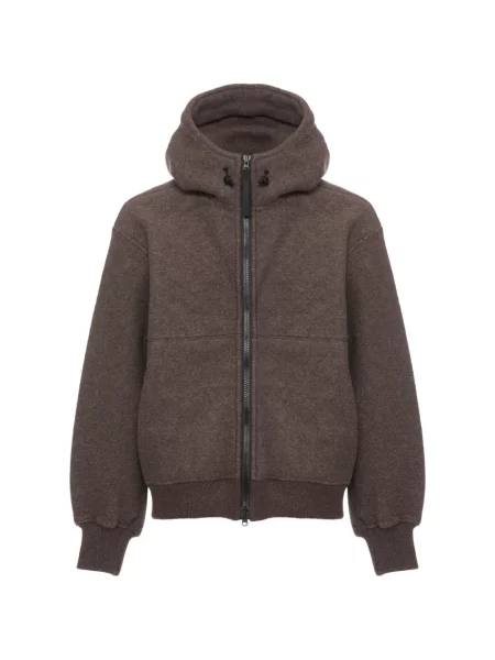 Geacă bomber Canada Goose din fleece maro