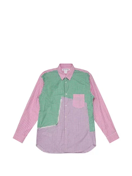 Cămașă în carouri Comme Des Garçons Shirt în carouri violet