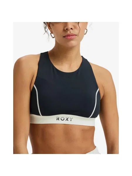 Biustonosz sportowy Roxy Bold Moves czarny L biały