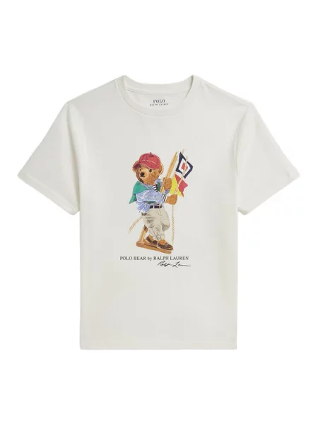 Koszulka polo Polo Ralph Lauren z dżerseju klasyczna biała