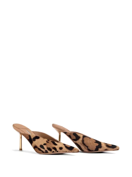 Papuci tip mules Le Silla cu imagine cu model leopard