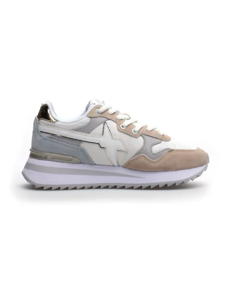 Sneakersy W6yz zamszowe niebieskie