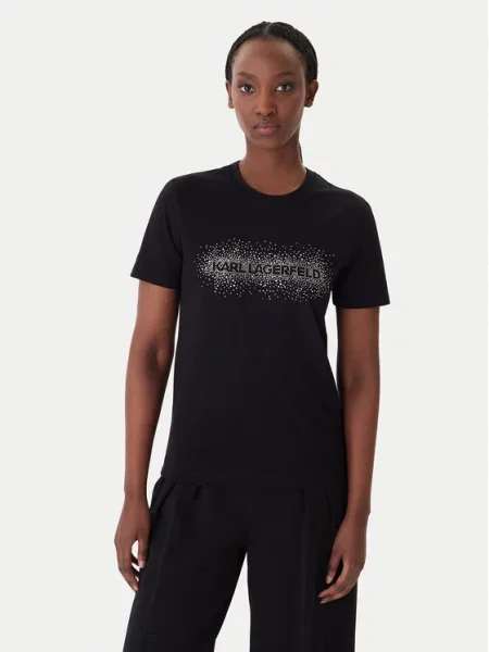 KARL LAGERFELD T-Shirt czarny