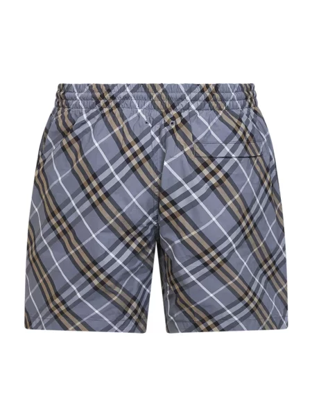 Kąpielówki Burberry w kratę niebieskie