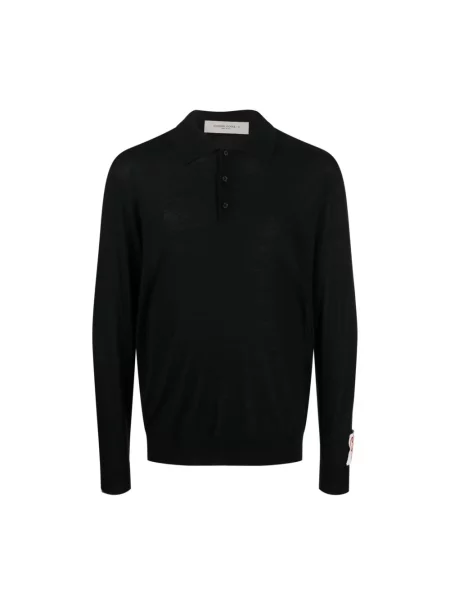 Sweter Golden Goose z długim rękawem czarny