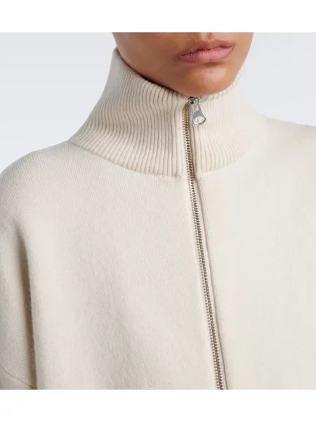 Geacă Extreme Cashmere din cașmir alb