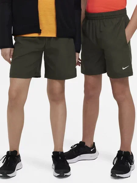Дитячі Спортивні шорти NIKE DRI-FIT WOVEN MULTI хакі